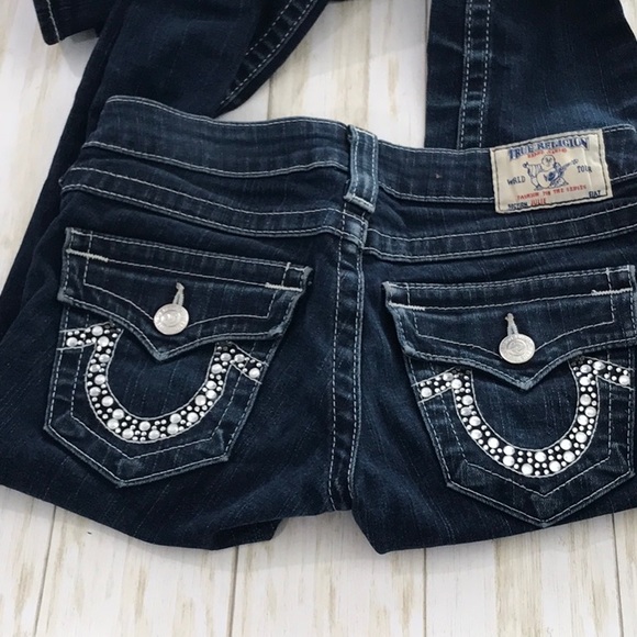 True Religion Brand New Julie Skinny Dark Jean - Picture 3 of 6